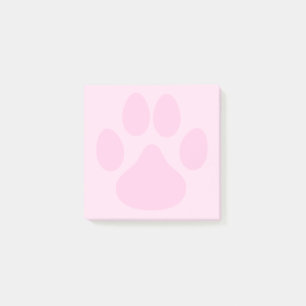 Pawprint Süße Tier Pawprint 3x3 Post-it Klebezettel
