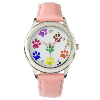Pawprints Armbanduhr