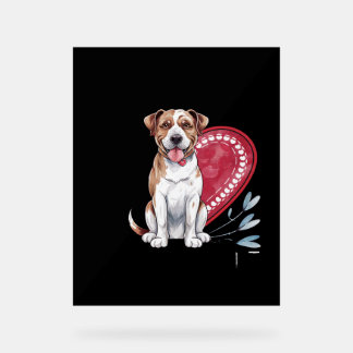 Pawprints auf My Heart Dog Acrylschild