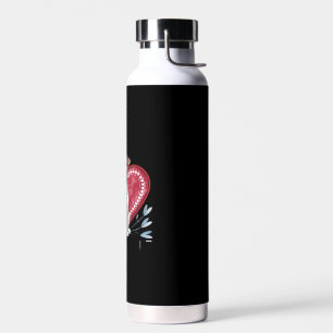 Pawprints auf My Heart Dog Trinkflasche