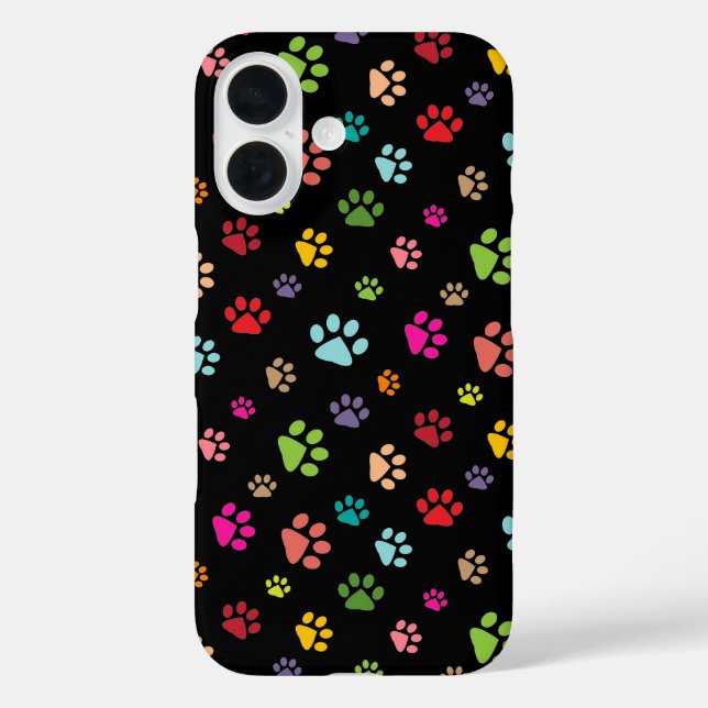 Pawprints Design iPhone Case (Rückseite)