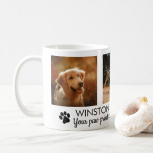 Pawprints Hunde-Erinnerungsfoto-Kaffeetasse Kaffeetasse