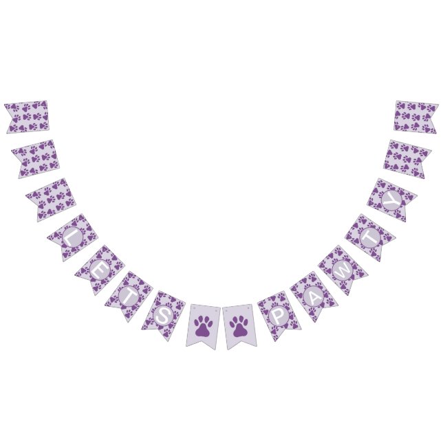 Pawprints-Party Wimpelkette (Alle)