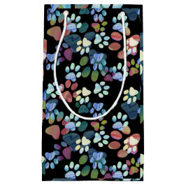 Pawprints überall kleine geschenktüte