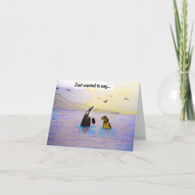 Pawprints Vielen Dank! Dankeskarte (Vorderseite)