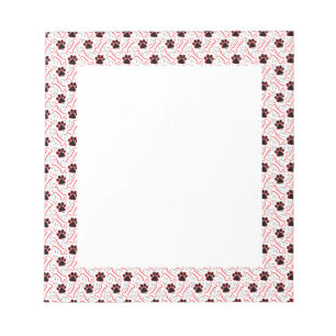 Paws and Bones Funny Design for Dog Lovers Notizblock