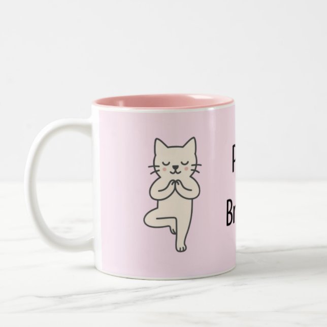 Paws and Breathe Zweifarbige Tasse (Links)