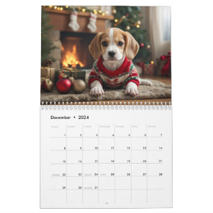 Paws and Playfulness: Welpenkalender 2024 Kalender