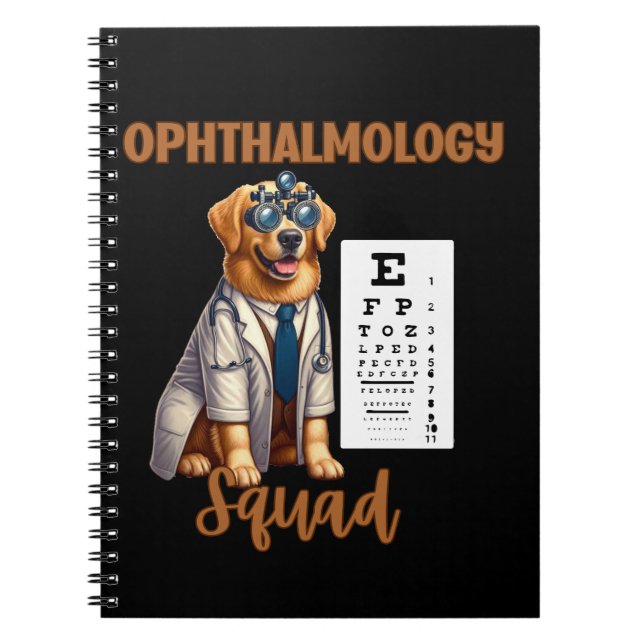 Paws and Vision Animal Ophthalmology Squad Notizblock (Vorderseite)