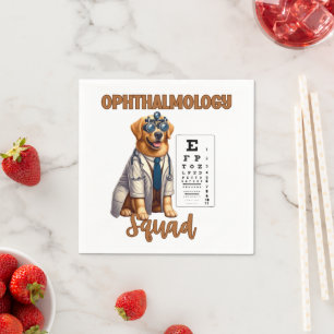 Paws and Vision Animal Ophthalmology Squad Serviette