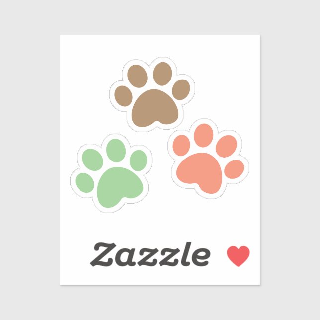 Paws Aufkleber (Blatt)