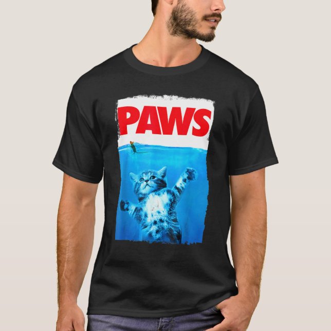 Paws Cat And Mouse Top Cute Cat Parody Top (Vorderseite)