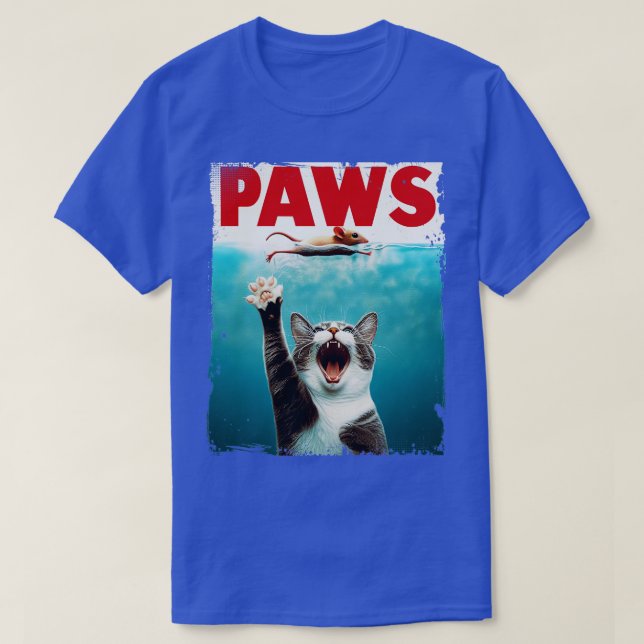 Paws Cat and Mouse Top Niedlich Funny Cat (Design vorne)