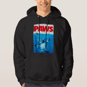 Paws Cat and Mouse Top, Niedliche lustige Katze Lo Hoodie