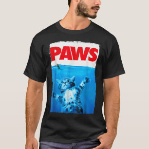 Paws Cat and Mouse Top, Niedliche lustige Katze Lo T-Shirt