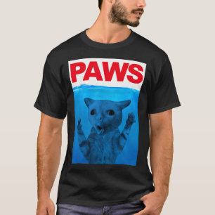 Paws Cat Meme Spaß Funny Kitty Lover Funny Cats D T-Shirt