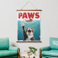 PAWS Cat Mouse Parodie der Kiefer Film Poster