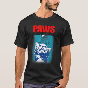 Paws Cat und Maus Parody Niedliche Katze Gegenwart T-Shirt