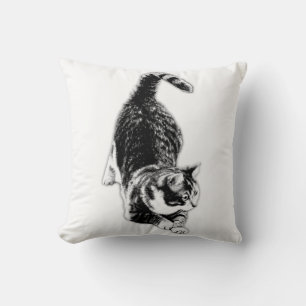 Paws, Claws & ruhiges Drama Kissen