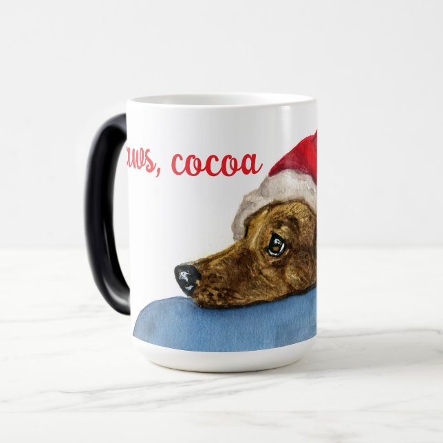 Paws, cocoa and joy! verwandlungstasse (Vorderseite Links)