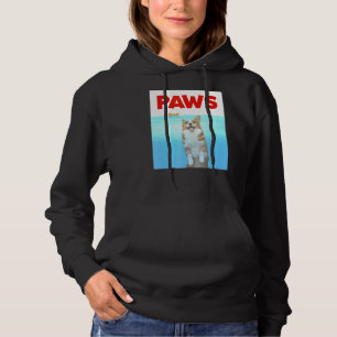 Paws Dog Parody 80er Corgi Shark Funny Dog Hoodie