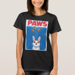 PAWS Funny Rabbit Shark T-Shirt<br><div class="desc">PAWS Funny Rabbit Shark</div>
