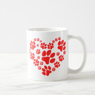 Paws Heart Kaffeetasse