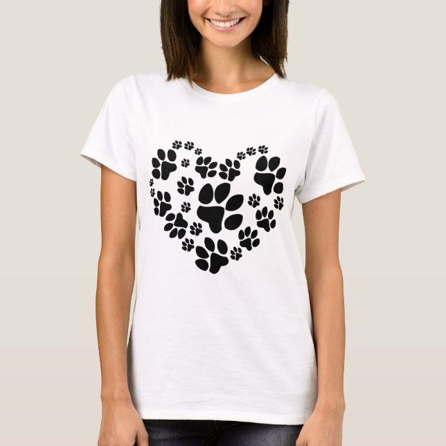 Paws Heart T-Shirt (Vorderseite)