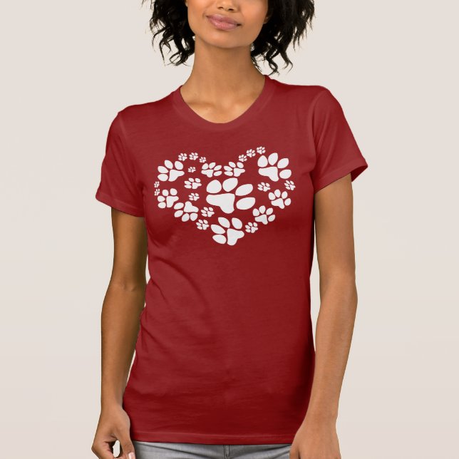 Paws Heart T-Shirt (Vorderseite)