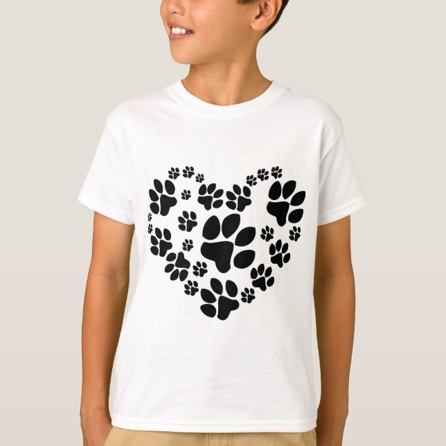 Paws Heart T-Shirt (Vorderseite)