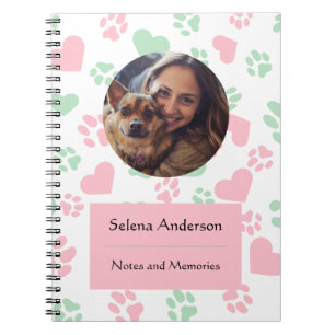 Paws & Hearts: Personalisiertes Notebook Notizblock