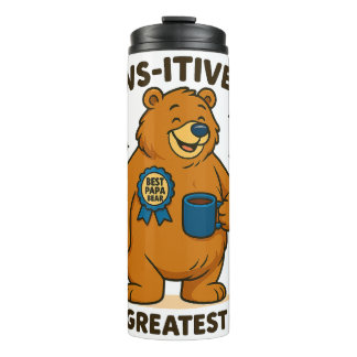 Paws-itiv der Beste Vater-Bär Thermosbecher
