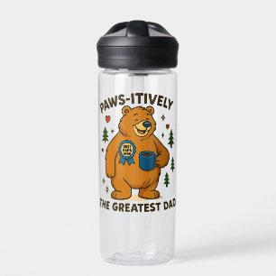 Paws-itiv der Beste Vater-Bär Trinkflasche