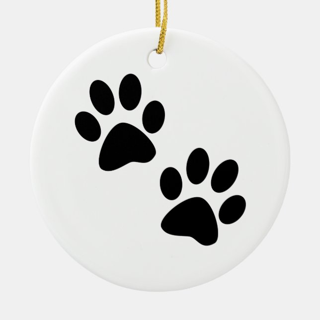 Paws Keramik Ornament (Vorne)