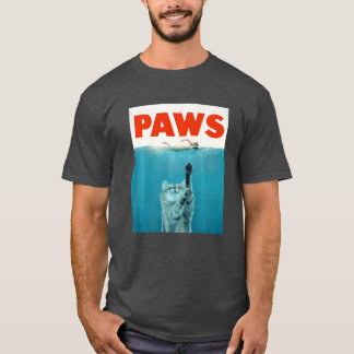 Paws Kitten Meow Parodie Lustige Katzenliebhaber G T-Shirt