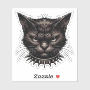 "Paws of Fury - Angry Cat Slap" Aufkleber