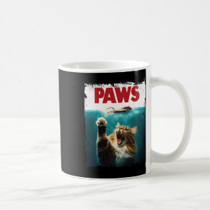 Paws Parody Cat Mouse Humous Cat Chasing Mouse K Kaffeetasse