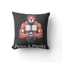 Paws & Planks Muskel-Hundefitnessposter