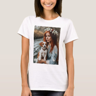 Paws & Play: Ein Girl's bester Freund Waging Schwä T-Shirt