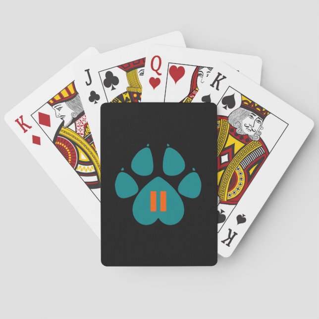 PAWS PLAYING CARDS SPIELKARTEN (Rückseite)