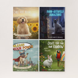 Paws & Positivity: Your Daily Dose of Inspiration Puzzle