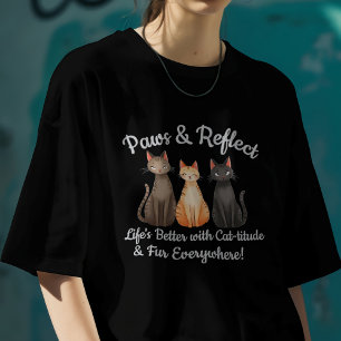 Paws & Reflect Süße Katzen T-Shirt