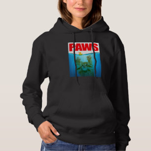 PAWS Süßes Kätzchen Katze und gelbe Gummiente Hoodie