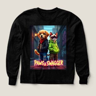 Paws & Swagger™ Stilvolles Heimtierkleid - Shirts 