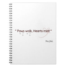 Paws Touch, Hearts Feel Notizbuch