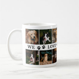 Paws Wir Liebe Sie Mama Foto Collage Kaffeetasse