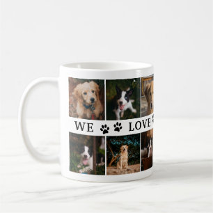 Paws Wir Liebe Sie Mama Foto Collage Kaffeetasse