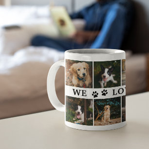 Paws Wir Liebe Sie Vater FotoCollage Kaffeetasse