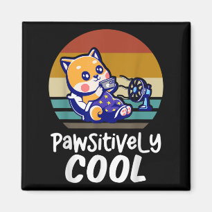 Pawsitiv Cooler tropischer Sommerstrand Lover Magnet