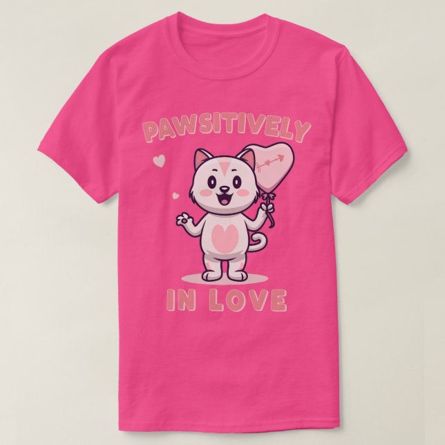 Pawsitiv in Liebe 1 T-Shirt (Design vorne)